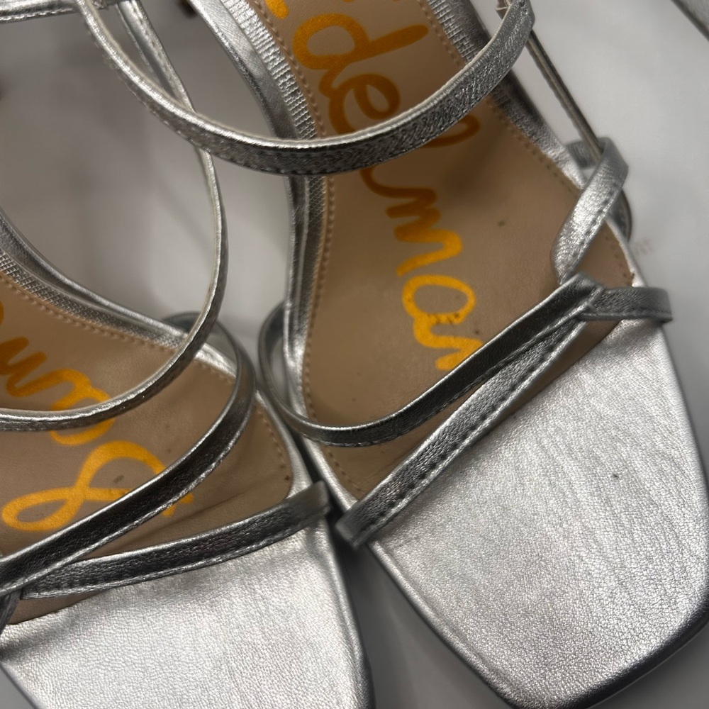 Sam Edelman silver heels - Picture 2 of 5